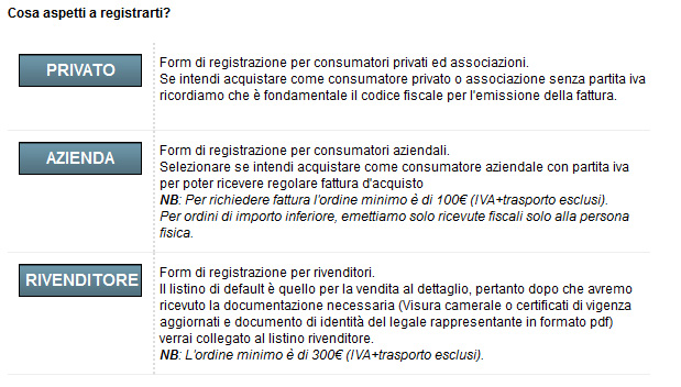 utente aziendale o privato