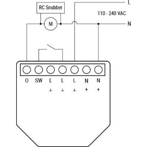 Shelly RC Snubber - Circuito per assorbim energia