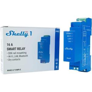 Shelly Pro 1 - IP Smart Relay DIN 1ch. LAN/WiFi/BT
