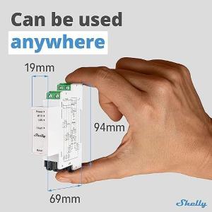 Shelly Pro 3EM 400A  - Contatore Energia DIN + 3 pinze 400A