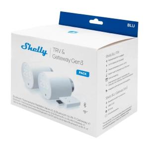 Shelly BLU TRV x 2 + Shelly BLU Gateway Gen3