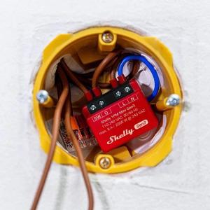 Shelly Mini 1PM Gen 3  - Smart Relay 8A AC WiFi/BT + PM