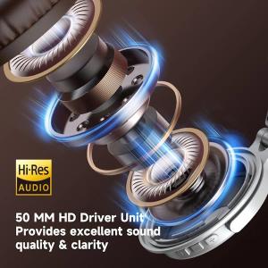 OneOdio Studio Pro C Hi-Res Cuffie DJ Wireless Silver/Brown