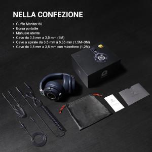 OneOdio Monitor 60 Hi-Res Cuffie Cablate Professionali DJ Blue