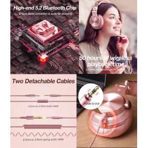 OneOdio Fusion A70 Hi-Res Cuffie DJ Wireless e c/Cavo Rose Gold
