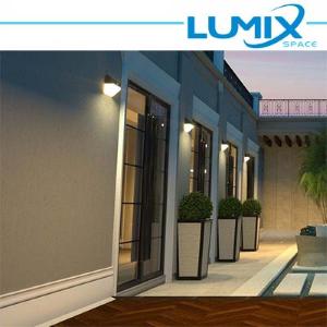 LUMIX SPACE Lampada da parete solare LED senza fili con sensori