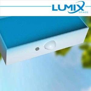 LUMIX SPACE Lampada da parete solare LED 2 vie - senza fili con sensori