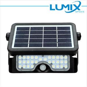 LUMIX SPACE Faretto solare LED senza fili 500lm - con sensori