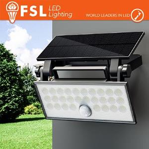FSL faro da esterno solare con sensore di movimento 60w (6 led)