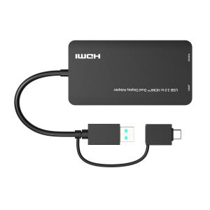 ProPart USB 3.0 (USB-A or USB-C) to Dual HDMI Video Graphics Adapter