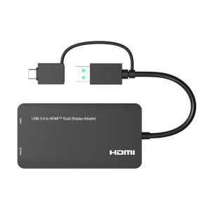 ProPart USB 3.0 (USB-A or USB-C) to Dual HDMI Video Graphics Adapter