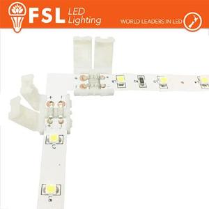 Singolo Colore Connettore rapido L per strip LED monocolore 10mm