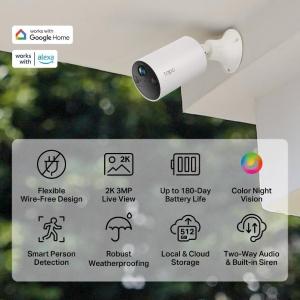 Tapo-TP Link Telecamera a batteria Smart Tapo TC82 2K