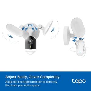 Tapo-TP Link Telecamera Smart AI 2K QHD Floodlight