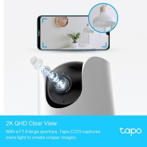 Tapo-TP Link Telecamera di sorveglianza AI C225 2K Wi-Fi Pan/Tilt Tapo TP-Link