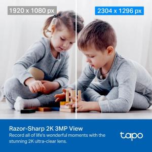 Tapo-TP Link Telecamera di sorveglianza TC71 2K Wi-Fi Pan/Tilt Tapo TP-Link