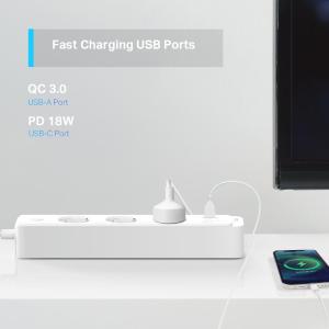Tapo-TP Link Multipresa Smart Schuko Wi-Fi P300