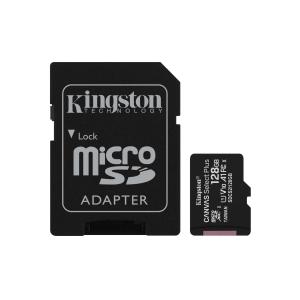 microSD 128GB KINGSTON SDXC Canvas Select Plus 100R A1 C10 Card + ADP