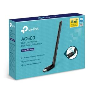 Adattatore USB DualBand 600Mbps 5dBi Archer TP-LINK T2U Plus