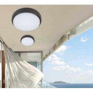 FLRB Plafoniera LED ROTONDA NERA 15W 4000K Ø180*55 IP54