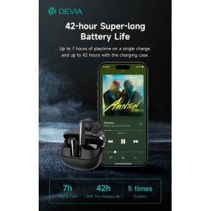 Devia Auricolare TWS EM409 con ANC TWS-E4 Bluetooth V.5,3 Blu