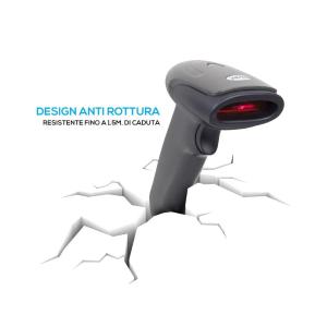 VULTECH LETTORE PISTOLA BARCODE SCANNER LASER 1D WIRELESS BLUETOOTH