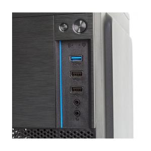 VULTECH CASE MICRO-ATX, CON ALIMENTATORE 1X USB 3.0 E 2X USB 2.0