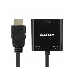 VULTECH ADATTATORE CONVERTITORE HDMI to VGA + AUDIO