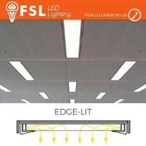 Pannello LED 30x120cm - 48W 4000K CRI80 EDGE-LIT min.6pz