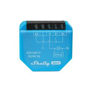 Shelly 1L Gen3 - Interruttore intelligente 1 canale senza neutro Wi-Fi/BT/Matter
