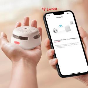 X-Sense Sensore Fumo Wi-Fi a batteria sostituibile