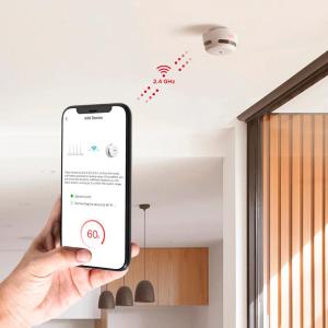 X-Sense Sensore Fumo Wi-Fi a batteria sostituibile