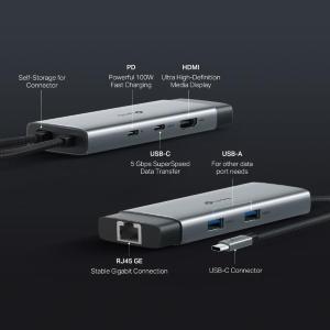 TP-Link Hub USB Type-C a 6 porte - UH6120C