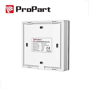 Telecomando da parete RGB/RGBW bianco 4 zone RF2.4G