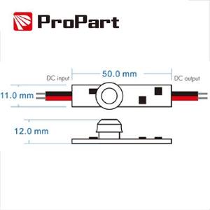 Sensore Switch PIR di movimento - MAX 24V/72W