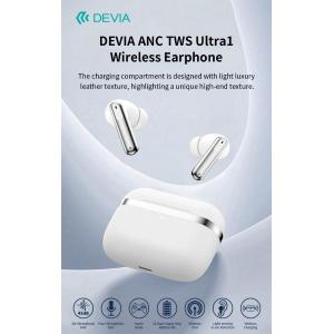 Devia Auricolari carica wireless ANC TWS Ultra1 con annullamento rumore esterno Neri