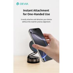 Devia Supporto magnetico in metallo multi-angolo regolabile per supporto telefono Auto