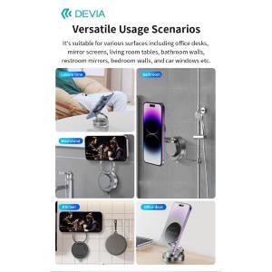 Devia Supporto magnetico in metallo multi-angolo regolabile per supporto telefono Auto