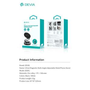Devia Supporto magnetico in metallo multi-angolo regolabile per supporto telefono Auto