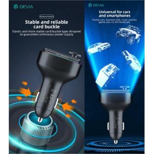 Devia Vivavoce e Carica 30W per auto FM Bluetooth 5.3 con lettore Mp3 e Pendrive