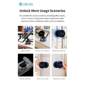 Devia Supporto magnetico multi-angolo regolabile per supporto telefono