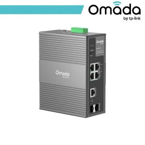 Omada 6-Port Gigabit Industrial Easy Managed Switch 4 PoE - IES206GPP