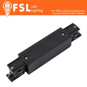 FSL Connettore Forma I per binario Trifase - Colore Nero