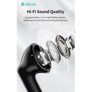 Devia Auricolari TWS EM404 Lite1 Bluetooth 5.4 Neri