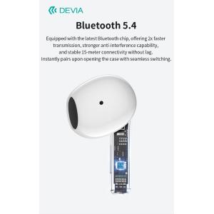 Devia Auricolari TWS EM404 Lite1 Bluetooth 5.4 Neri