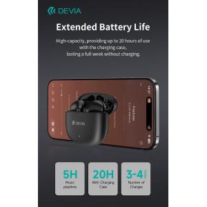 Devia Auricolari TWS EM404 Lite1 Bluetooth 5.4 Neri