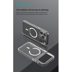 Devia Custodia antiurto Mag Safe trasparente per iPhone 17 Pro
