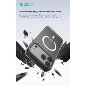 Devia Custodia antiurto Mag Safe trasparente per iPhone 17 Pro Max