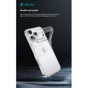 Devia Custodia antiurto trasparente per iPhone 17 Pro