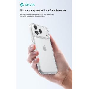 Devia Custodia antiurto trasparente per iPhone 17 Pro